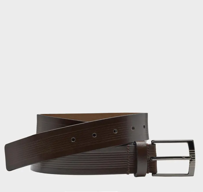 JohnstonandMurphy Belts Center Laser Belt Brown 8211 Men