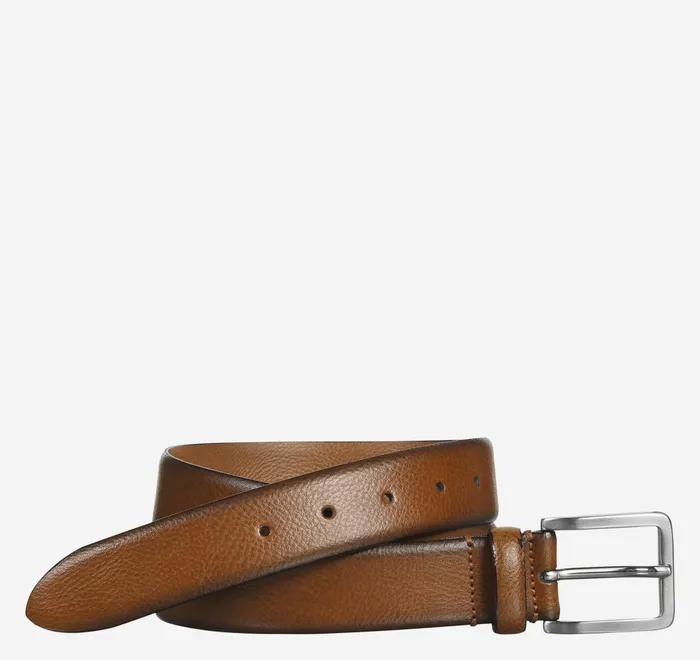 JohnstonandMurphy Belts FeatherEdge Dress Belt Tan 8211 Men