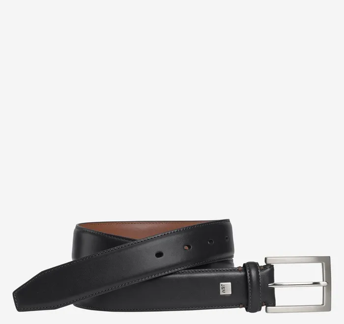 JohnstonandMurphy Belts Johnston and Murphy Dress Belt Black 8211 Men