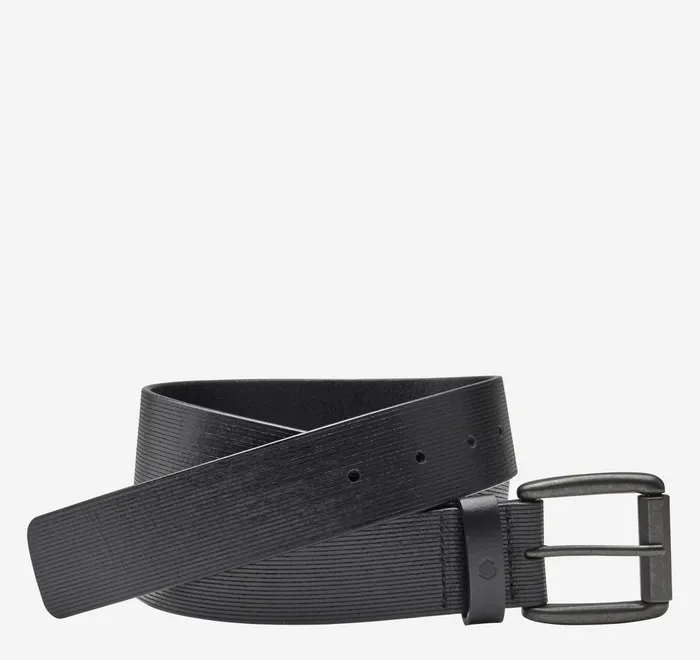 JohnstonandMurphy Belts Scored Roller Buckle Belt Black 8211 Men