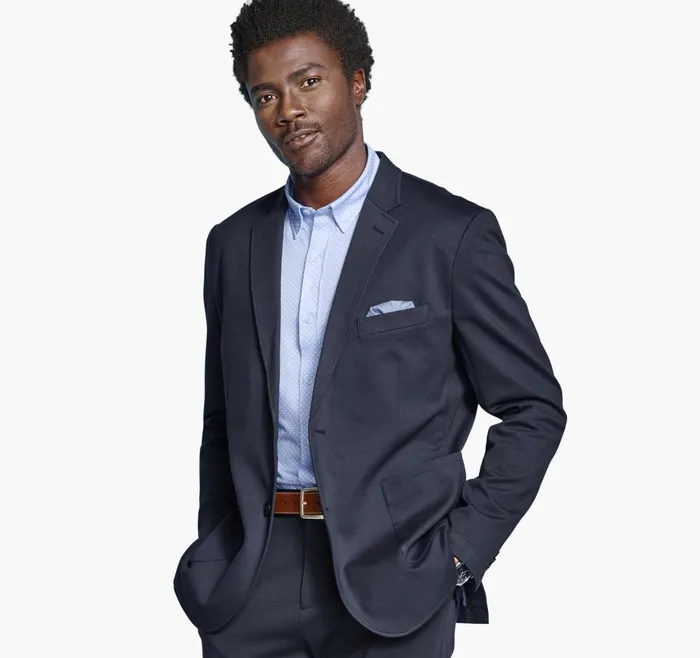 JohnstonandMurphy Blazers Xc Flex Knit Blazer Navy Solid 8211 Men JohnstonandMurphy Blazers Xc Flex Knit Blazer Navy Solid 8211 Men