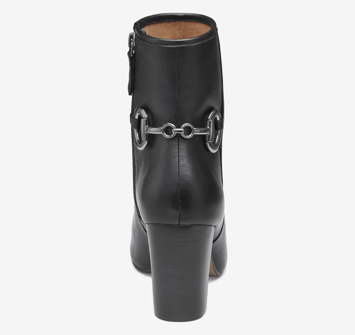 JohnstonandMurphy Boots and Booties Charlotte Bit Bootie Black Glove Leather 8211 Women JohnstonandMurphy Boots and Booties Charlotte Bit Bootie Black Glove Leather 8211 Women