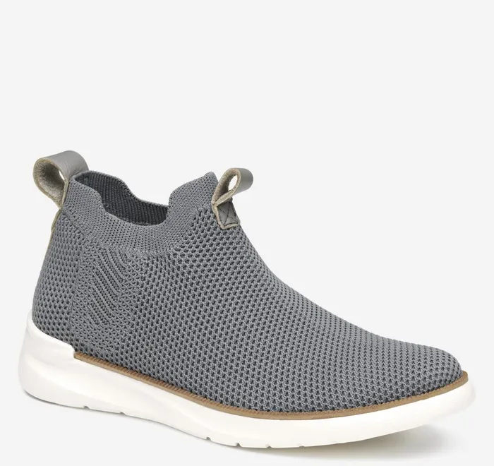 JohnstonandMurphy Boots and Booties Emery Knit Chelsea Boot Gray Knit 8211 Women JohnstonandMurphy Boots and Booties Emery Knit Chelsea Boot Gray Knit 8211 Women