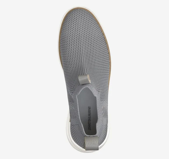JohnstonandMurphy Boots and Booties Emery Knit Chelsea Boot Gray Knit 8211 Women JohnstonandMurphy Boots and Booties Emery Knit Chelsea Boot Gray Knit 8211 Women