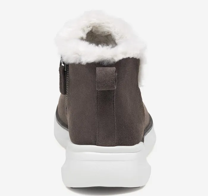 JohnstonandMurphy Boots and Booties Emery Shearling Bootie Dark Gray Waterproof Suede 8211 Women JohnstonandMurphy Boots and Booties Emery Shearling Bootie Dark Gray Waterproof Suede 8211 Women