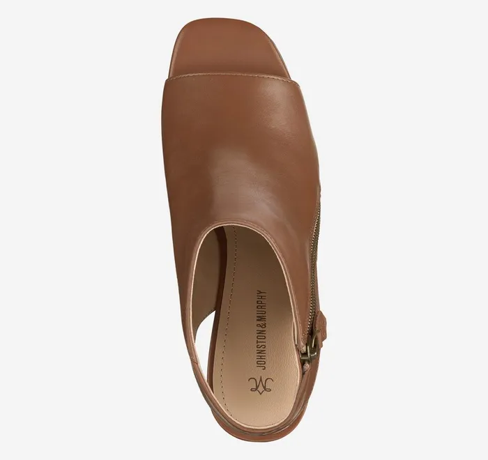 JohnstonandMurphy Boots and Booties Evelyn SideZip Bootie Cognac Glove Leather 8211 Women JohnstonandMurphy Boots and Booties Evelyn SideZip Bootie Cognac Glove Leather 8211 Women