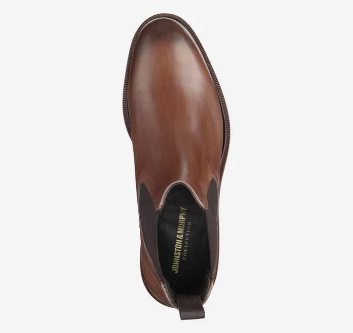 JohnstonandMurphy Boots Hartley Chelsea Boot Brown Italian Calfskin 8211 Men JohnstonandMurphy Boots Hartley Chelsea Boot Brown Italian Calfskin 8211 Men