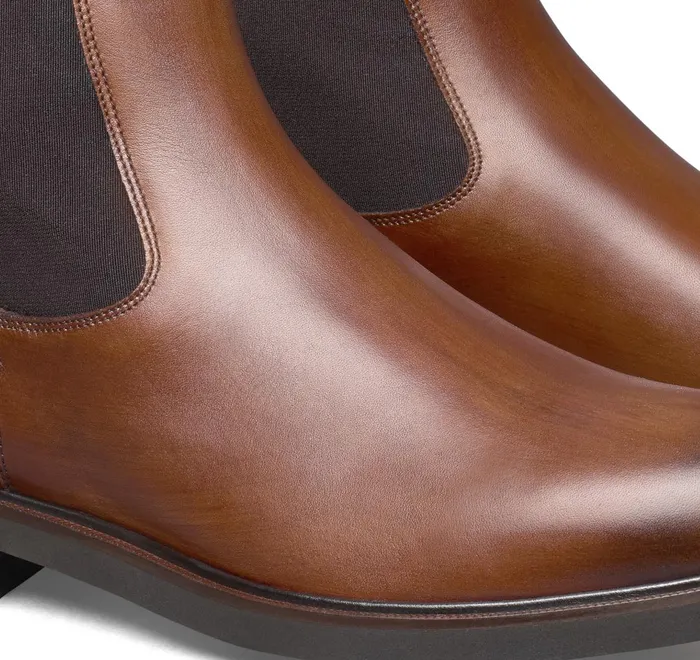 JohnstonandMurphy Boots Hartley Chelsea Boot Brown Italian Calfskin 8211 Men JohnstonandMurphy Boots Hartley Chelsea Boot Brown Italian Calfskin 8211 Men