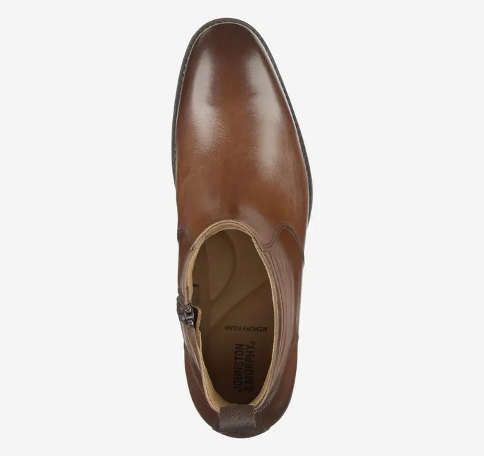 JohnstonandMurphy Boots Lewis Zip Boot Tan Full Grain 8211 Men JohnstonandMurphy Boots Lewis Zip Boot Tan Full Grain 8211 Men