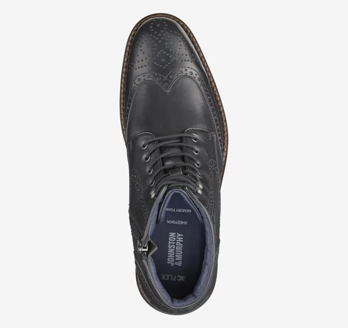 JohnstonandMurphy Boots Xc Flex Connelly Wingtip Boot Black Full Grain 8211 Men JohnstonandMurphy Boots Xc Flex Connelly Wingtip Boot Black Full Grain 8211 Men