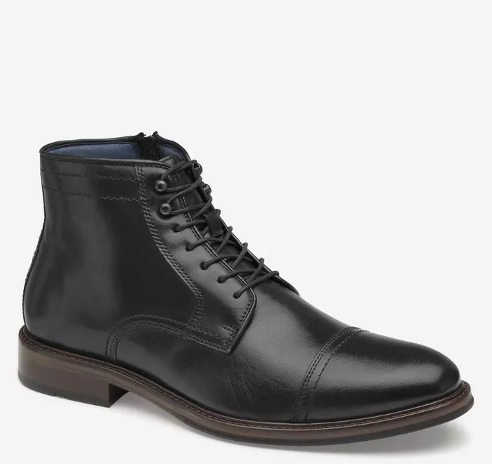 JohnstonandMurphy Boots Xc Flex Raleigh Cap Toe Zip Boot Black Full Grain 8211 Men JohnstonandMurphy Boots Xc Flex Raleigh Cap Toe Zip Boot Black Full Grain 8211 Men