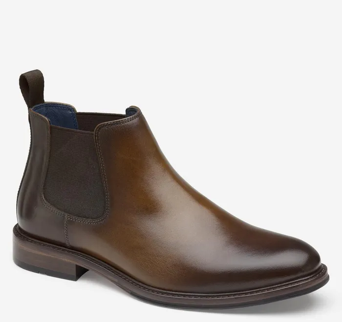 JohnstonandMurphy Boots Xc Flex Raleigh Chelsea Tan Full Grain 8211 Men