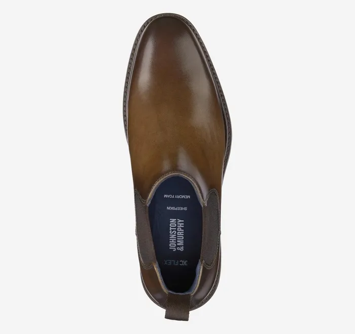 JohnstonandMurphy Boots Xc Flex Raleigh Chelsea Tan Full Grain 8211 Men JohnstonandMurphy Boots Xc Flex Raleigh Chelsea Tan Full Grain 8211 Men