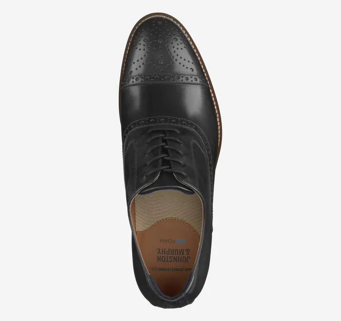 JohnstonandMurphy Dress Shoes Conard 20 Cap Toe Black Full Grain 8211 Men JohnstonandMurphy Dress Shoes Conard 20 Cap Toe Black Full Grain 8211 Men