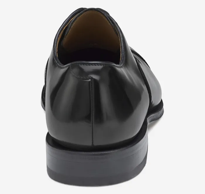 JohnstonandMurphy Dress Shoes Melton Cap Toe Black Calfskin 8211 Men JohnstonandMurphy Dress Shoes Melton Cap Toe Black Calfskin 8211 Men