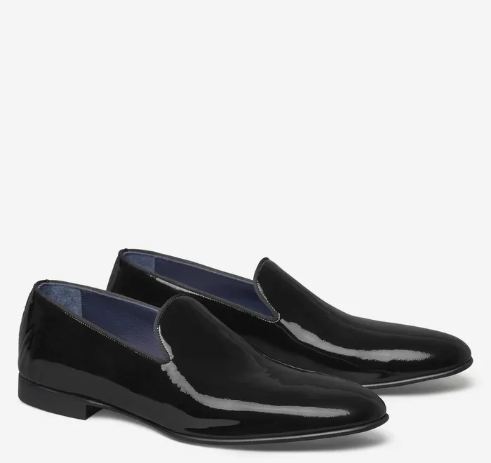 JohnstonandMurphy Formal Shoes Kinser SlipOn Loafer Black Italian Patent Calfskin 8211 Men JohnstonandMurphy Formal Shoes Kinser SlipOn Loafer Black Italian Patent Calfskin 8211 Men