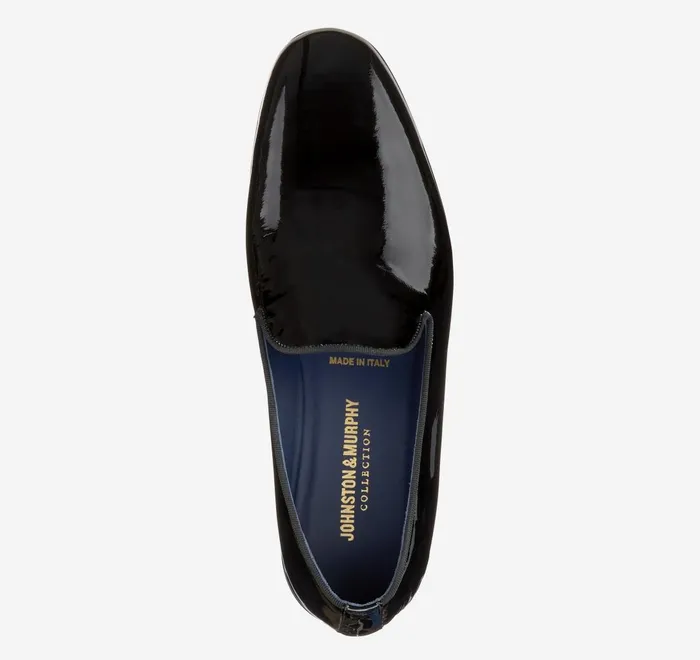 JohnstonandMurphy Formal Shoes Kinser SlipOn Loafer Black Italian Patent Calfskin 8211 Men JohnstonandMurphy Formal Shoes Kinser SlipOn Loafer Black Italian Patent Calfskin 8211 Men
