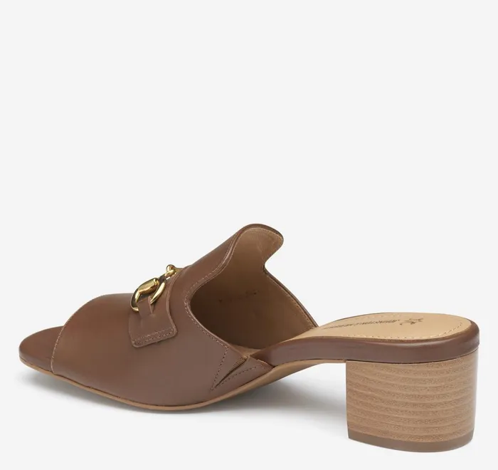 JohnstonandMurphy Heels and Platform Wedges Edith Bit Slide Cognac Glove Leather 8211 Women JohnstonandMurphy Heels and Platform Wedges Edith Bit Slide Cognac Glove Leather 8211 Women
