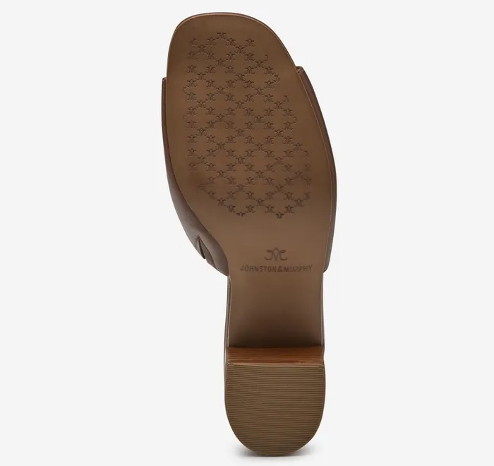 JohnstonandMurphy Heels and Platform Wedges Edith Bit Slide Cognac Glove Leather 8211 Women JohnstonandMurphy Heels and Platform Wedges Edith Bit Slide Cognac Glove Leather 8211 Women
