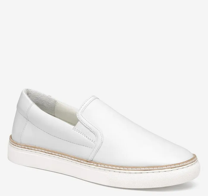 JohnstonandMurphy Mules and Loafers Callie DoubleGore SlipOn White Glove Leather 8211 Women JohnstonandMurphy Mules and Loafers Callie DoubleGore SlipOn White Glove Leather 8211 Women