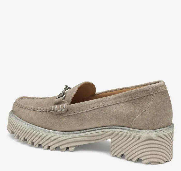 JohnstonandMurphy Mules and Loafers Emmalynn Bit Loafer Taupe Suede 8211 Women JohnstonandMurphy Mules and Loafers Emmalynn Bit Loafer Taupe Suede 8211 Women