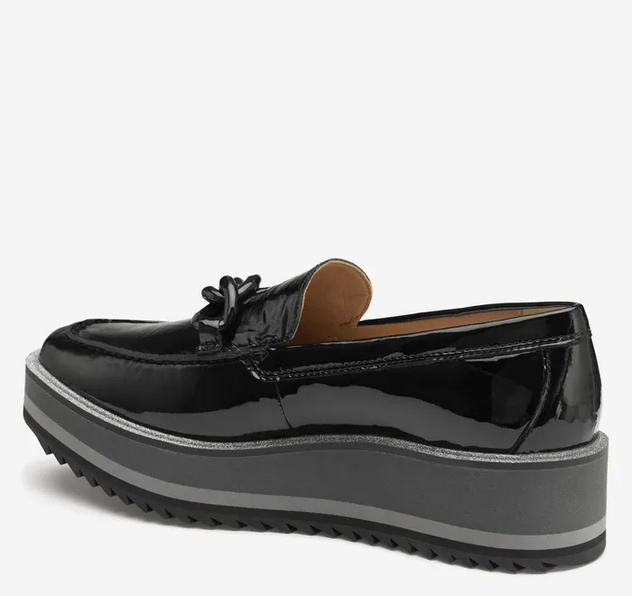 JohnstonandMurphy Mules and Loafers Gracelyn Chain Loafer Black Patent Leather 8211 Women JohnstonandMurphy Mules and Loafers Gracelyn Chain Loafer Black Patent Leather 8211 Women