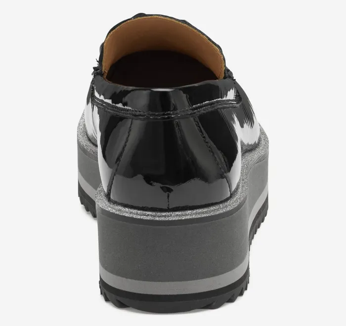 JohnstonandMurphy Mules and Loafers Gracelyn Chain Loafer Black Patent Leather 8211 Women JohnstonandMurphy Mules and Loafers Gracelyn Chain Loafer Black Patent Leather 8211 Women