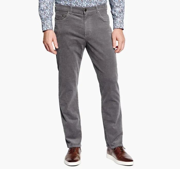 JohnstonandMurphy Pants and Jeans Corduroy Pants Charcoal 8211 Men
