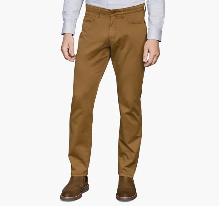 JohnstonandMurphy Pants and Jeans FivePocket Pants Camel 8211 Men