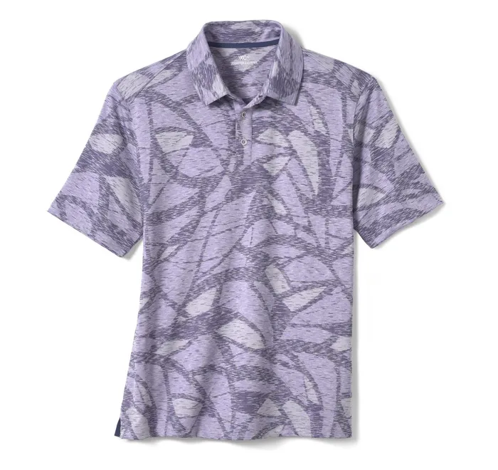 JohnstonandMurphy Polos and Tees Xc4 Performance Polo Purple Large Geo 8211 Men JohnstonandMurphy Polos and Tees Xc4 Performance Polo Purple Large Geo 8211 Men
