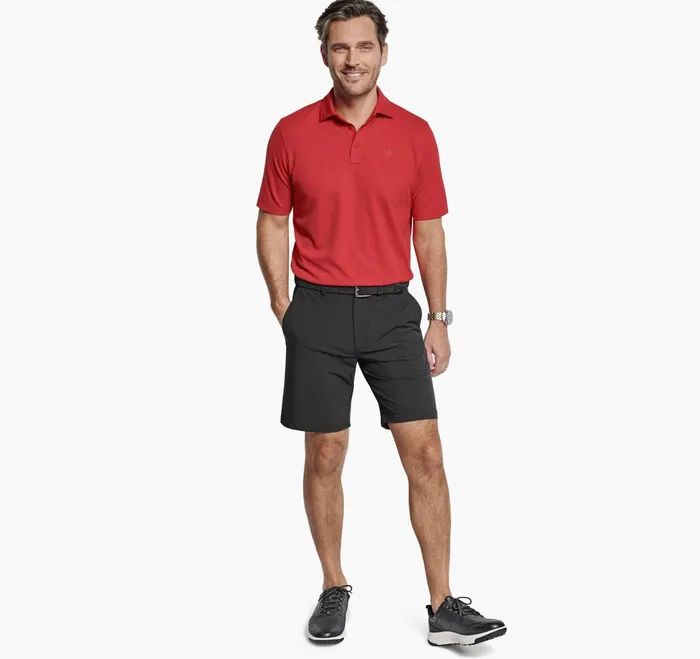 JohnstonandMurphy Polos and Tees Xc4 Performance Solid Polo Cool Degree Red 8211 Men JohnstonandMurphy Polos and Tees Xc4 Performance Solid Polo Cool Degree Red 8211 Men