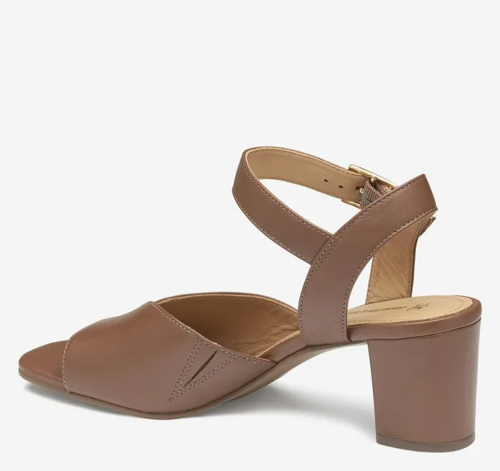 JohnstonandMurphy Sandals Evelyn AnkleStrap Sandal Cognac Glove Leather 8211 Women JohnstonandMurphy Sandals Evelyn AnkleStrap Sandal Cognac Glove Leather 8211 Women