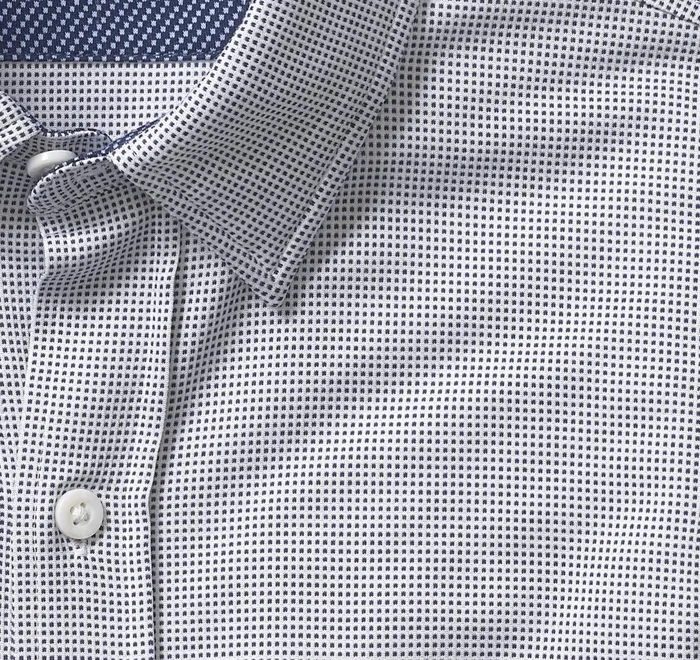 JohnstonandMurphy Shirts Xc Flex Stretch LongSleeve Shirt Navy Micro Dot 8211 Men JohnstonandMurphy Shirts Xc Flex Stretch LongSleeve Shirt Navy Micro Dot 8211 Men