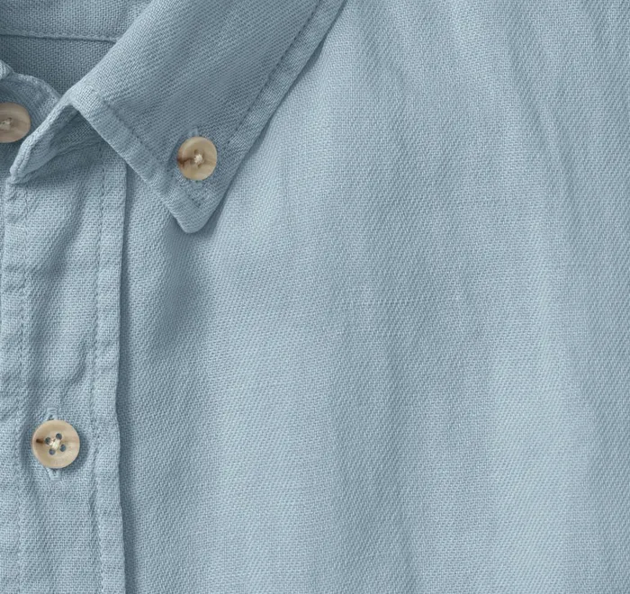 JohnstonandMurphy ShortSleeve Shirts Garment Dyed Shirt Blue 8211 Men JohnstonandMurphy ShortSleeve Shirts Garment Dyed Shirt Blue 8211 Men