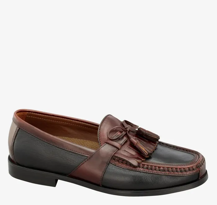 JohnstonandMurphy SlipOns and Loafers Aragon Ii Kiltie Tassel Loafer Black Smoothantique Mahogany Waxed 8211 Men JohnstonandMurphy SlipOns and Loafers Aragon Ii Kiltie Tassel Loafer Black Smoothantique Mahogany Waxed 8211 Men