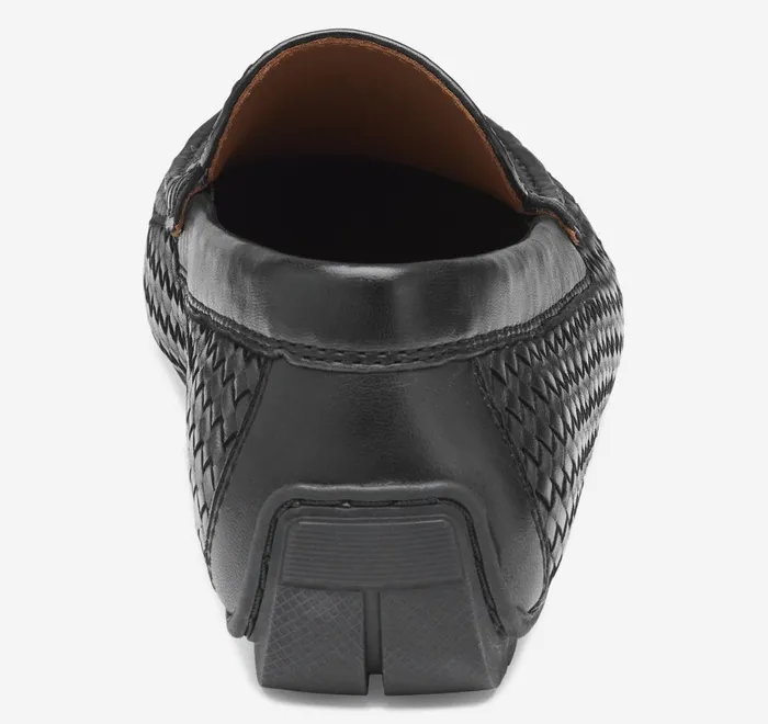 JohnstonandMurphy SlipOns and Loafers Baldwin Driver Woven SlipOn Loafer Black Sheepskin 8211 Men JohnstonandMurphy SlipOns and Loafers Baldwin Driver Woven SlipOn Loafer Black Sheepskin 8211 Men