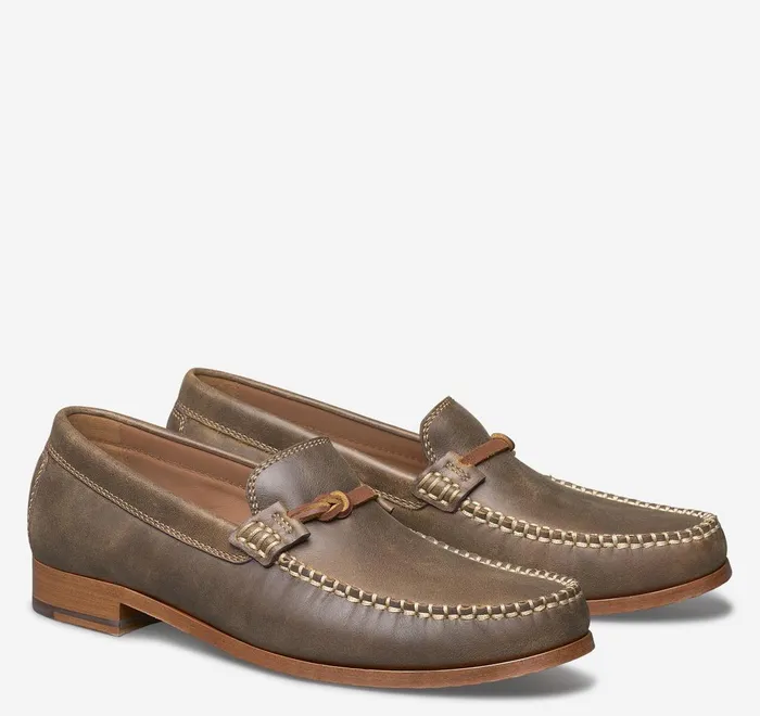 JohnstonandMurphy SlipOns and Loafers Baldwin Leather Bit Loafer Brown American Full Grain 8211 Men JohnstonandMurphy SlipOns and Loafers Baldwin Leather Bit Loafer Brown American Full Grain 8211 Men