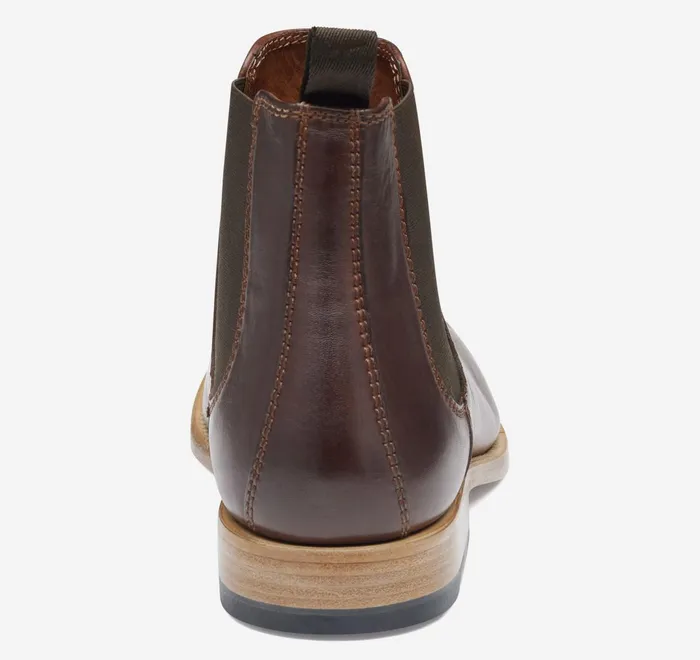 JohnstonandMurphy SlipOns and Loafers Dudley Chelsea Boot Mahogany Dipdyed Calfskin 8211 Men JohnstonandMurphy SlipOns and Loafers Dudley Chelsea Boot Mahogany Dipdyed Calfskin 8211 Men