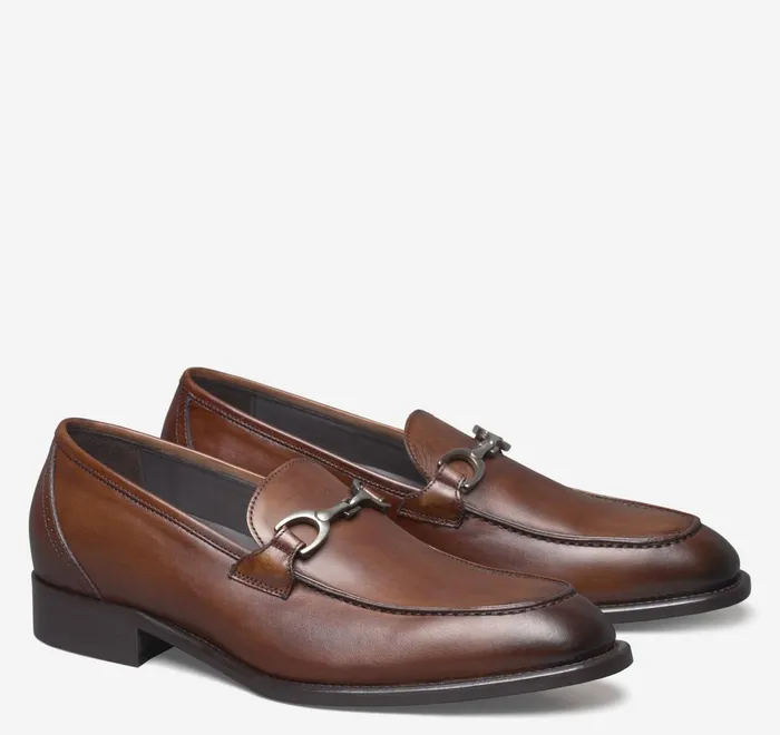 JohnstonandMurphy SlipOns and Loafers Ellsworth Bit Loafer Brown Italian Calfskin 8211 Men JohnstonandMurphy SlipOns and Loafers Ellsworth Bit Loafer Brown Italian Calfskin 8211 Men