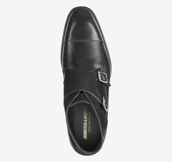 JohnstonandMurphy SlipOns and Loafers Ellsworth Double Buckle Boot Black Italian Calfskin 8211 Men JohnstonandMurphy SlipOns and Loafers Ellsworth Double Buckle Boot Black Italian Calfskin 8211 Men
