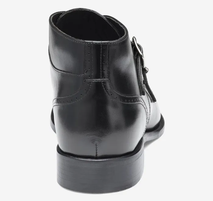 JohnstonandMurphy SlipOns and Loafers Ellsworth Double Buckle Boot Black Italian Calfskin 8211 Men JohnstonandMurphy SlipOns and Loafers Ellsworth Double Buckle Boot Black Italian Calfskin 8211 Men