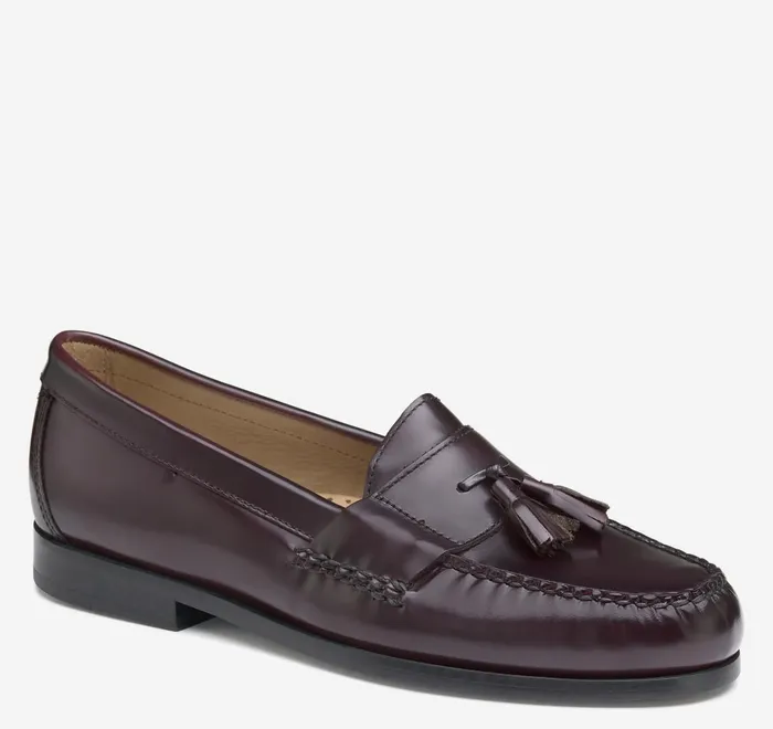 JohnstonandMurphy SlipOns and Loafers Hayes Tassel Loafer Burgundy Full Grain 8211 Men JohnstonandMurphy SlipOns and Loafers Hayes Tassel Loafer Burgundy Full Grain 8211 Men