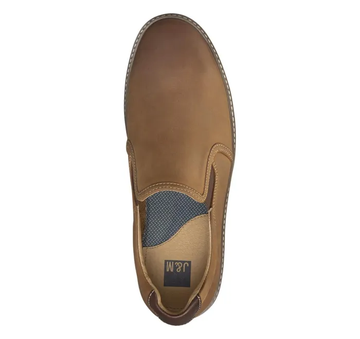 JohnstonandMurphy SlipOns and Loafers Mcguffey SlipOn Light Tan Oiled Full Grain Leather 8211 Men JohnstonandMurphy SlipOns and Loafers Mcguffey SlipOn Light Tan Oiled Full Grain Leather 8211 Men