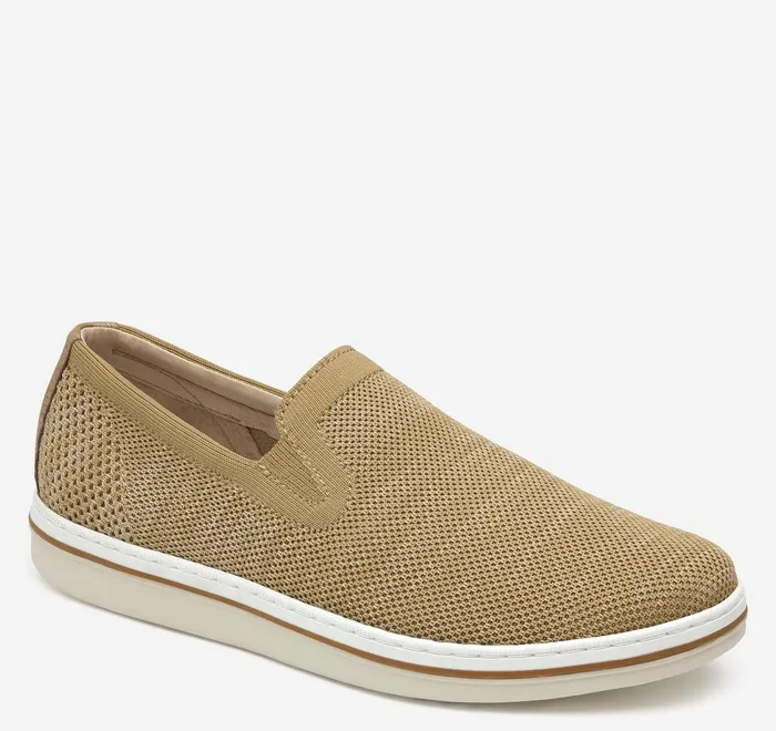 JohnstonandMurphy SlipOns and Loafers Trenton Knit SlipOn Beige Knit 8211 Men JohnstonandMurphy SlipOns and Loafers Trenton Knit SlipOn Beige Knit 8211 Men
