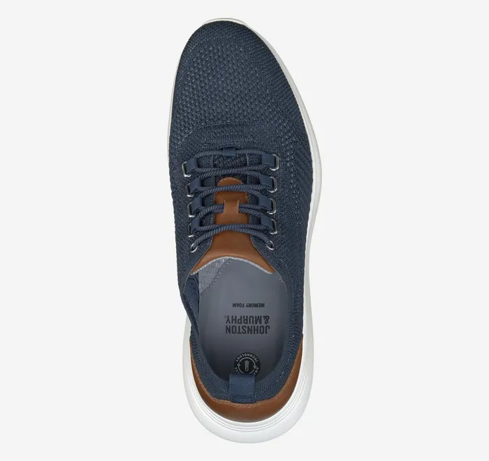 JohnstonandMurphy Sneakers Amherst Knit UThroat Navy Knit 8211 Men JohnstonandMurphy Sneakers Amherst Knit UThroat Navy Knit 8211 Men