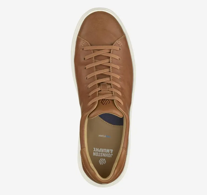 JohnstonandMurphy Sneakers Anders LaceToToe Tan Full Grain 8211 Men JohnstonandMurphy Sneakers Anders LaceToToe Tan Full Grain 8211 Men
