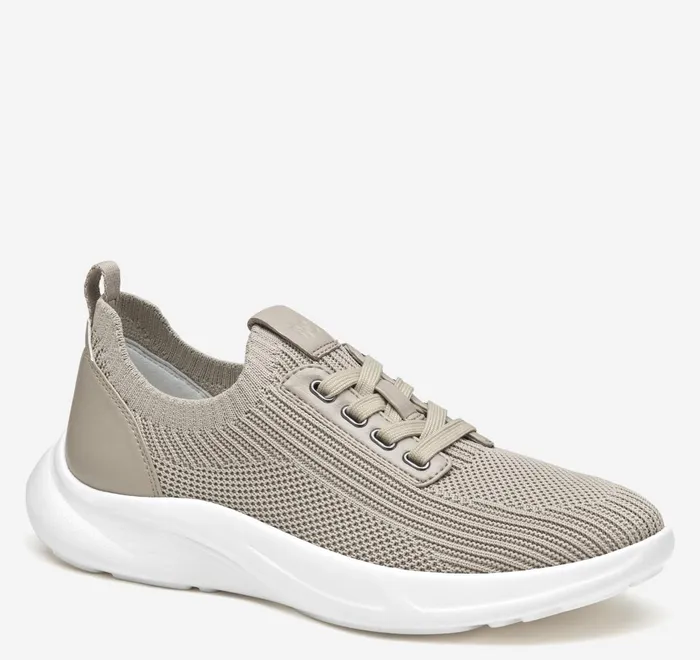 JohnstonandMurphy Sneakers Escape Knit LaceUp Taupe Knit 8211 Women