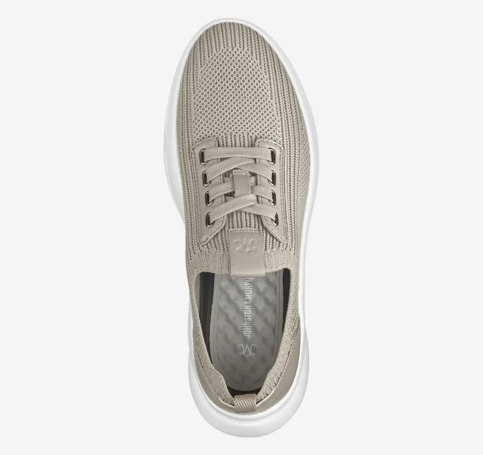JohnstonandMurphy Sneakers Escape Knit LaceUp Taupe Knit 8211 Women JohnstonandMurphy Sneakers Escape Knit LaceUp Taupe Knit 8211 Women
