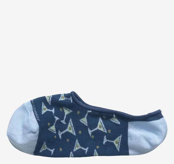 JohnstonandMurphy Socks LowCut Liner Socks Navy Martini 8211 Men