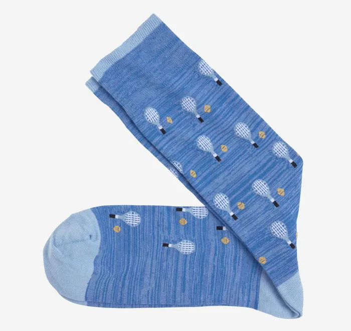 JohnstonandMurphy Socks Novelty Socks Blue Pickleball 8211 Men